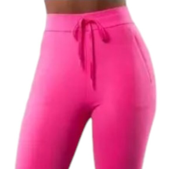 BuffBunny Collection Hot Pink High-Waist Athletic, Active Wear Joggers - Size M - Picture 5 of 15